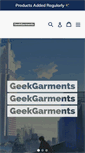 Mobile Screenshot of geekgarments.com